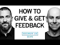 How to Give Get Constructive Feedback Dr Adam Grant Dr Andrew Huberman