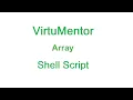 Shell Scripts Part 5 - Array