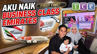 AKU NAIK BUSINESS CLASS EMIRATES ✈️ 