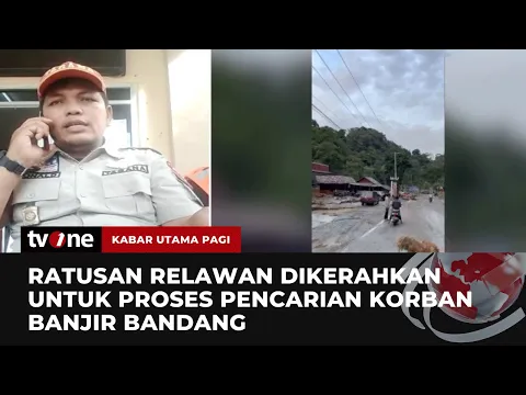 Tim SAR Mulai Kembali Pencarian Korban Banjir Bandang di Padang Pariaman