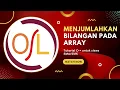 Belajar C - 29 Menjumlahkan Semua Bilangan Pada Array