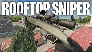 Solo Rooftop Sniper DOMINATES Behind Enemy Lines in Arma Reforger