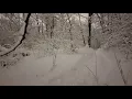 A snowy walk on Mount Royal in Montreal Canada - December of 2022
