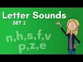 Letter Sounds - n h s f v p z e Set 2