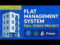 Full-Stack Flat Management System Frontend Part React Node js Prisma MySQL