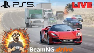 DESTRUIÇÃO MÁXIMA agora no PS5! 🤯💥 | BEAMNG.DRIVE [PT-BR]