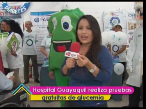 Hospital Guayaquil realiza pruebas gratuitas de glucemia