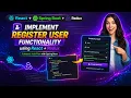 24 - React and Spring Boot Implement Register User functionality using the React and Redux