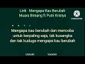 Lirik Mengapa kau berubah Muara Bintang ft Putri Kristya
