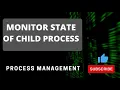 Monitor Child Process State Waitpid Flags WEXITSTATUS WCONTINUED WNOHANG