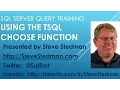 Using the TSQL CHOOSE Function