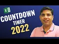 Countdown Timer to New Year in Excel