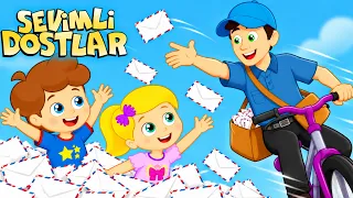 📮 Bak Postacı Geliyor! 🚲 Çocuk Şarkıları 🎵 Sevimli Dostlar