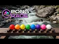 8 Ping Pong Balls Racing Down A River - Bracket Race Elimination Race