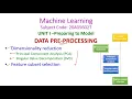 DATA PRE PROCESSING-Machine Learning-20A05602T-Unit-1-Preparing to Model-JNTUA-R20-CSE-III Year