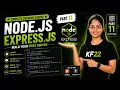Express js Server Setup in 1 Shot Basic Routes in Node js Part 11