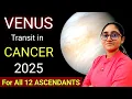 Download Lagu Venus Transit in Cancer 2025 | For All 12 ASCENDANTS | 21st Aug - 15th Sep 2025 | Venus Transit 2025