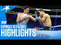 Rafael Espinoza Overwhelms Edward Vazquez In Vegas FIGHT HIGHLIGHTS