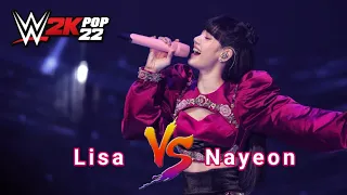 lisa vs nayeon requested blackpink vs twice hell in a cell wwe 2k pop pae8tube 19 1 23