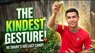 Off the pitch, Ronaldo is actually a good person.