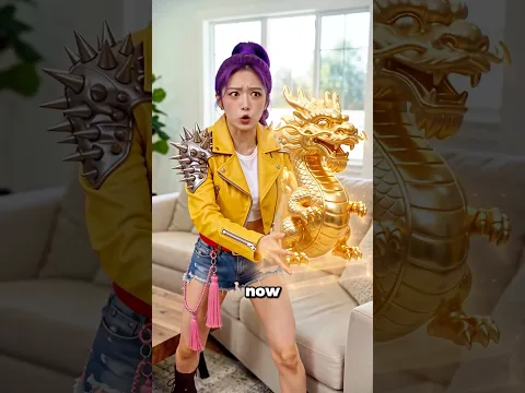 She Stole The Dragon But Got A Surprise 😾 #kpop #humor