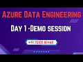 FREE DEMO Azure Data Engineering Online Live Training BATCH - 11 8 00 PM IST