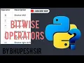 Bitwise operators in Python in one Bitwise Operators in python Bitwise Operators tutorial