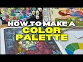 5 EASY Steps How To Make A Color Palette For Coloring Pages Tutorial For Beginners Alcohol Markers