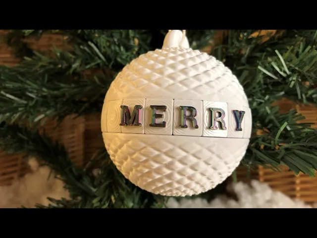 Letter Board Bauble video thumbnail