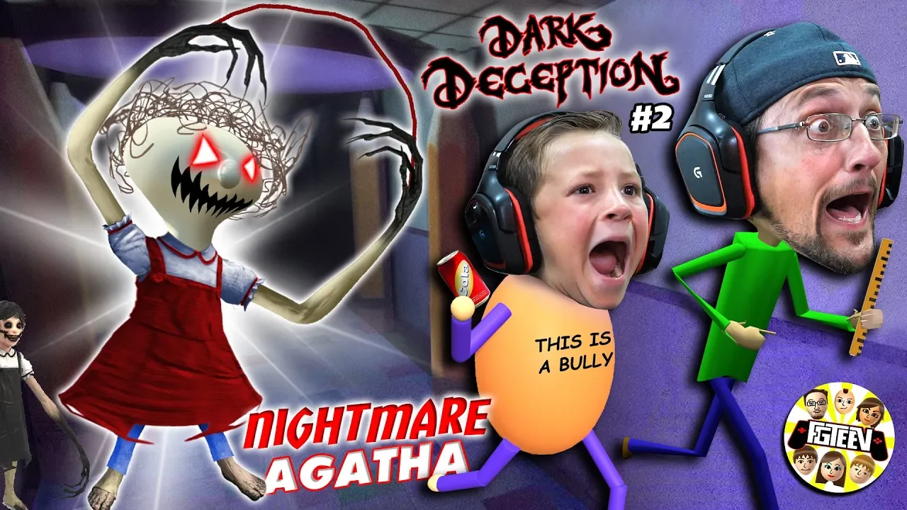 Baldi's Basics NIGHTMARE School Escape House Glitch (FGTEEV Dark Deception #2)