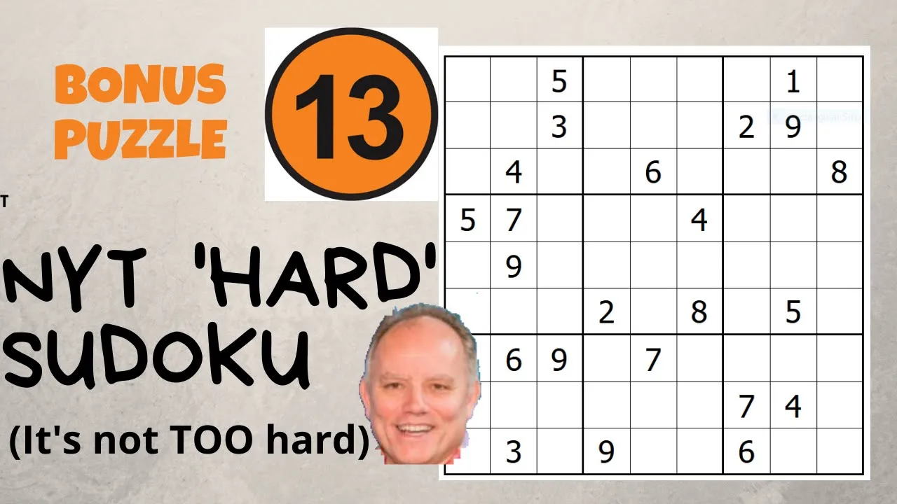 A 'Hard' Sudoku - or Light Relief?