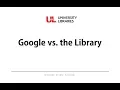 Google vs the Library