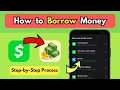 Borrow Money Cash App Check Cash App Borrow limit Take Loan Cash App Sutton Bank Cash App loan