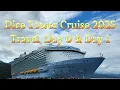 Dice Tower Cruise 2025 Travel Day 0 and Day 1