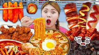 ASMR MUKBANG ICE RINK FOOD NOODLE EATING SHOW by HIU 하이유