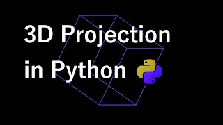 3D Rotation Projection using Python Pygame