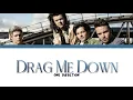 ONE DIRECTION - DRAG ME DOWN lyrics (Color Coded)