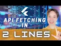 How To Get Data From API In Only 2 Lines - Flutter tutorial