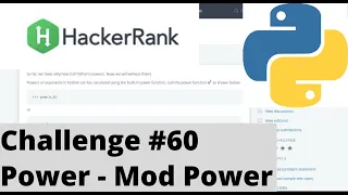 Hackerrank Python Challenge Power - Mod Power
