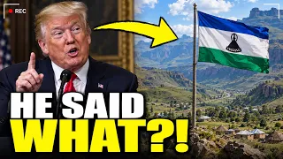 Trump MOCKED Lesotho... Then Africa DID THIS...