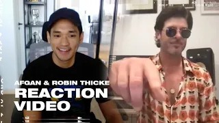 Reaction Video | Afgan \u0026 Robin Thicke Talk About touch me (Remix)