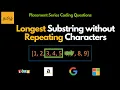 Sliding Window - Longest Substring without Repeating Characters