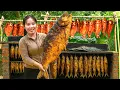 Download Lagu Una madre soltera prepara un pescado ahumado gigante para venderlo con su pequeña hija