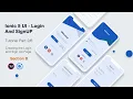 Ionic 5 Login AND Sign Up Tutorial PART B