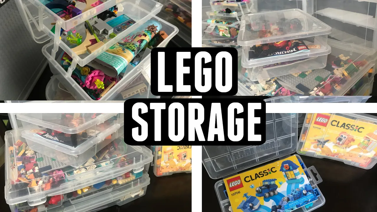 Easy DIY IKEA Lego Table with Storage. 