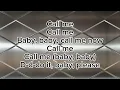 Call Me - Spagna (Lyrics)