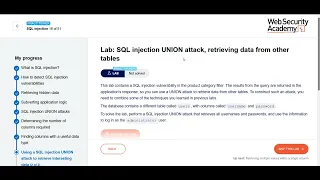 SQL Injection UNION Attacks A Step-by-Step Guide