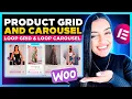 WooCommerce How to Create PRODUCT GRID and CAROUSEL with Elementor Pro Loop Grid Loop Carousel