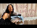 MASSIVE 1000 SHOPPING HAUL aritzia try-on more