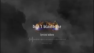 Taylor Swift Don T Blame Me Lyrics Video Slowed Reverb 